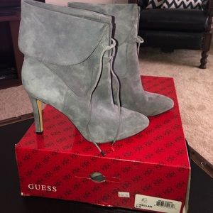 Guess Women’s Declan Fold-Over Heeled Booties